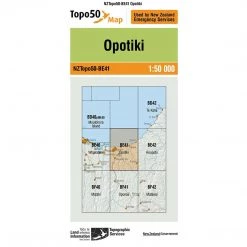Land Information Nz NZ Topo 50 Map BE41 Opotiki Maps
