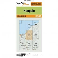 Land Information Nz NZ Topo 50 Map BE42 Houpoto Maps