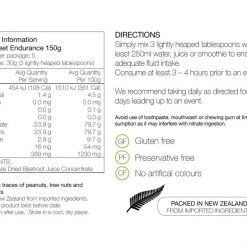 Pure Beet Endurance, 150g Food