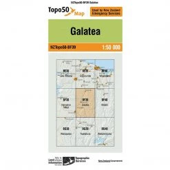 Land Information Nz NZ Topo 50 Map BF39 Galatea