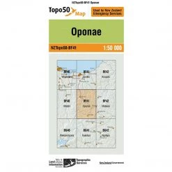 Land Information Nz NZ Topo 50 Map BF41 Oponae Maps