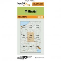 Land Information Nz NZ Topo 50 Map BF42 Matawai Maps