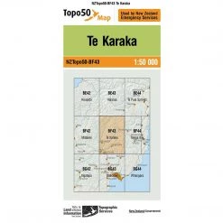 Land Information Nz NZ Topo 50 Map BF43 Te Karaka