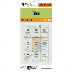 Land Information Nz Maps NZ Topo 50 Map BG35 Tihoi