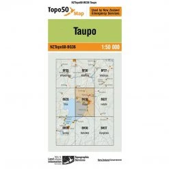 Land Information Nz NZ Topo 50 Map BG36 Taupo