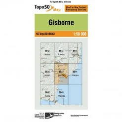 Land Information Nz Maps NZ Topo 50 Map BG43 Gisborne