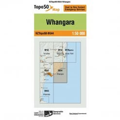 Land Information Nz NZ Topo 50 Map BG44 Whangara Maps