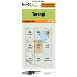 Land Information Nz NZ Topo 50 Map BH35 Turangi