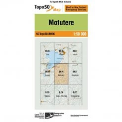 Land Information Nz Maps NZ Topo 50 Map BH36 Motutere