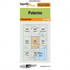 Land Information Nz NZ Topo 50 Map BH39 Putorino