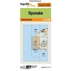 Land Information Nz Maps NZ Topo 50 Map BJ28 Opunake