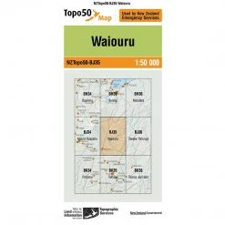 Land Information Nz NZ Topo 50 Map BJ35 Waiouru