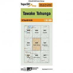 Land Information Nz NZ Topo 50 Map BJ36 Tawake Tohunga Maps