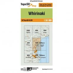 Land Information Nz NZ Topo 50 Map BJ39 Whirinaki