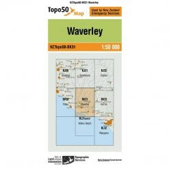 Land Information Nz Maps NZ Topo 50 Map BK31 Waverley
