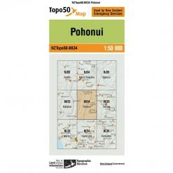 Land Information Nz NZ Topo 50 Map BK34 Pohonui Maps