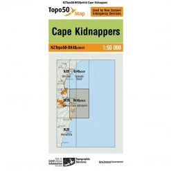 Land Information Nz Maps NZ Topo 50 Map BK40 Cape Kidnappers