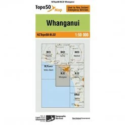 Land Information Nz NZ Topo 50 Map BL32 Wanganui Maps