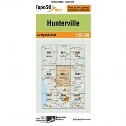 Land Information Nz Maps NZ Topo 50 Map BL34 Hunterville
