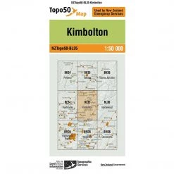 Land Information Nz Maps NZ Topo 50 Map BL35 Kimbolton