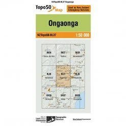 Land Information Nz NZ Topo 50 Map BL37 Ongaonga Maps