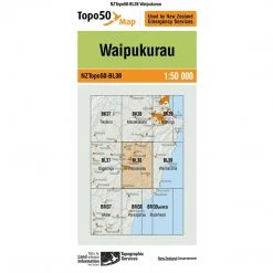 Land Information Nz NZ Topo 50 Map BL38 Waipukurau