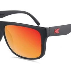 Accessories Knockaround Torrey Pines Sunglasses, Matt Black/Red Sunset