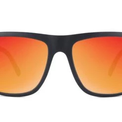 Accessories Knockaround Torrey Pines Sunglasses, Matt Black/Red Sunset