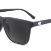 Knockaround Fast Lane Sport Polarized Sunglasses, Matt Black/Smoke