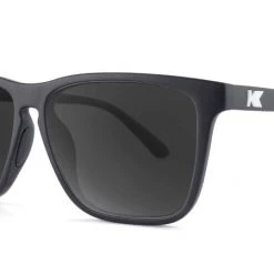 Knockaround Fast Lane Sport Polarized Sunglasses, Matt Black/Smoke