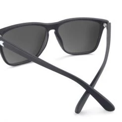 Knockaround Fast Lane Sport Polarized Sunglasses, Matt Black/Smoke