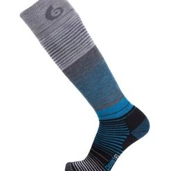 Snow / Ice Point6 Merino Blend Medium OTC Ski Socks Stone Large