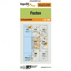Land Information Nz NZ Topo 50 Map BM33 Foxton Maps