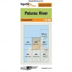 Land Information Nz NZ Topo 50 Map BN23 Paturau River Maps