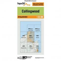 Land Information Nz Maps NZ Topo 50 Map BN24 Collingwood