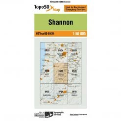 Land Information Nz NZ Topo 50 Map BN34 Shannon Maps