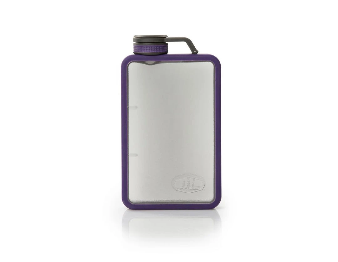 Camp Kitchen GSI Boulder 6 Hip Flask, Purple 180ml