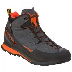 La Sportiva Boulder X Approach Mid GTX Boot, Carbon/Flame Clothing