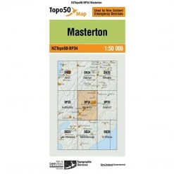 Land Information Nz NZ Topo 50 Map BP34 Masterton