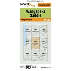 Land Information Nz NZ Topo 50 Map BQ23 Wangapeka Saddle