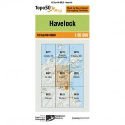 Land Information Nz NZ Topo 50 Map BQ28 Havelock Maps
