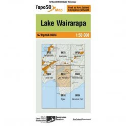 Land Information Nz Maps NZ Topo 50 Map BQ33 Lake Wairarapa