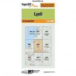 Land Information Nz NZ Topo 50 Map BR22 Lyell Maps