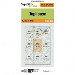 Land Information Nz NZ Topo 50 Map BR25 Tophouse Maps