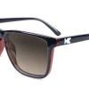 Knockaround Fast Lane Polarized Sunglasses, Glossy Black Brick Geode Accessories