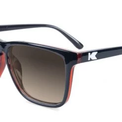 Knockaround Fast Lane Polarized Sunglasses, Glossy Black Brick Geode Accessories