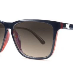 Knockaround Fast Lane Polarized Sunglasses, Glossy Black Brick Geode Accessories