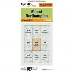 Land Information Nz Maps NZ Topo 50 Map BT25 Mount Northampton