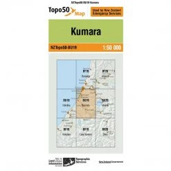 Land Information Nz NZ Topo 50 Map BU19 Kumara Maps