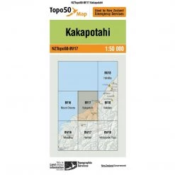 Land Information Nz NZ Topo 50 Map BV17 Kakapotahi